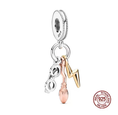 Pulsera de plata y charms