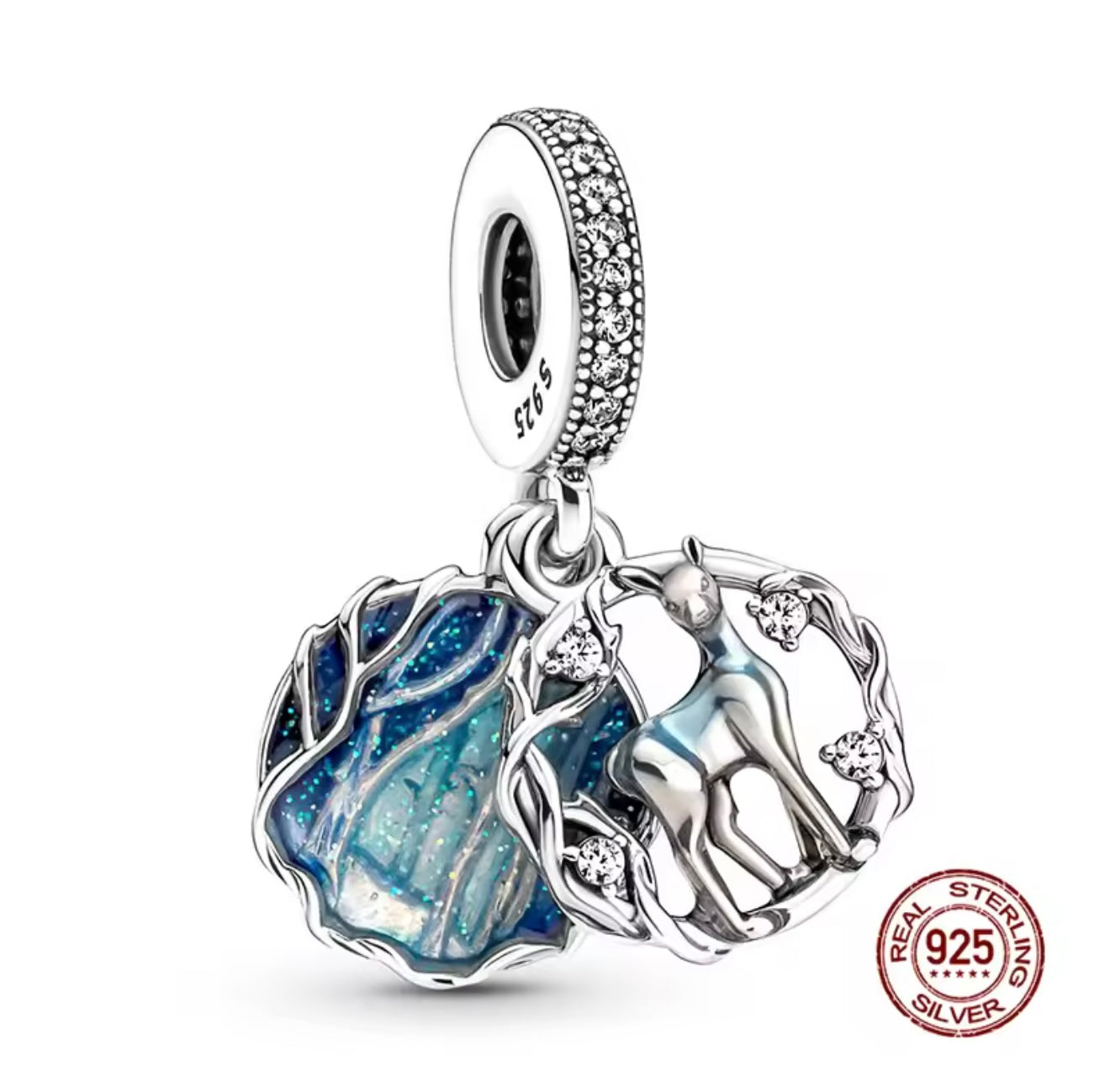 Pulsera de plata y charms