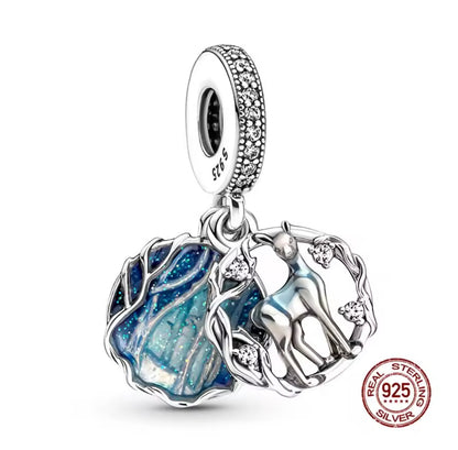 Pulsera de plata y charms